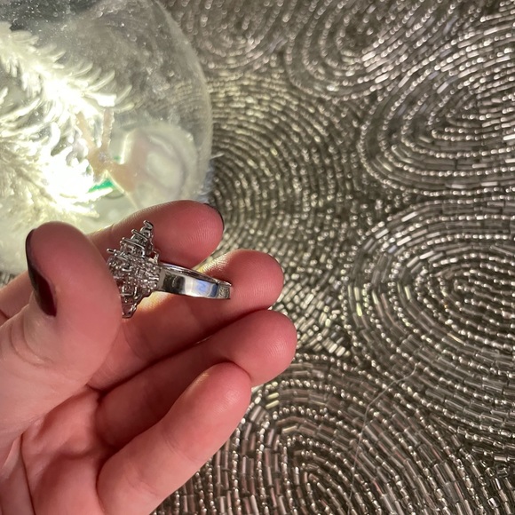 Swarovski crystal sterling silver ring - Picture 6 of 6